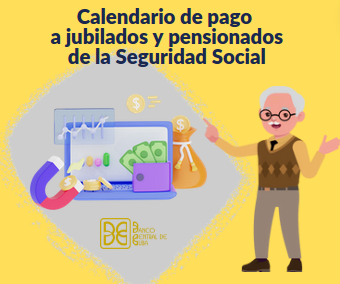 Imagen relacionada con la noticia :Pago a jubilados y pensionados de la seguridad social